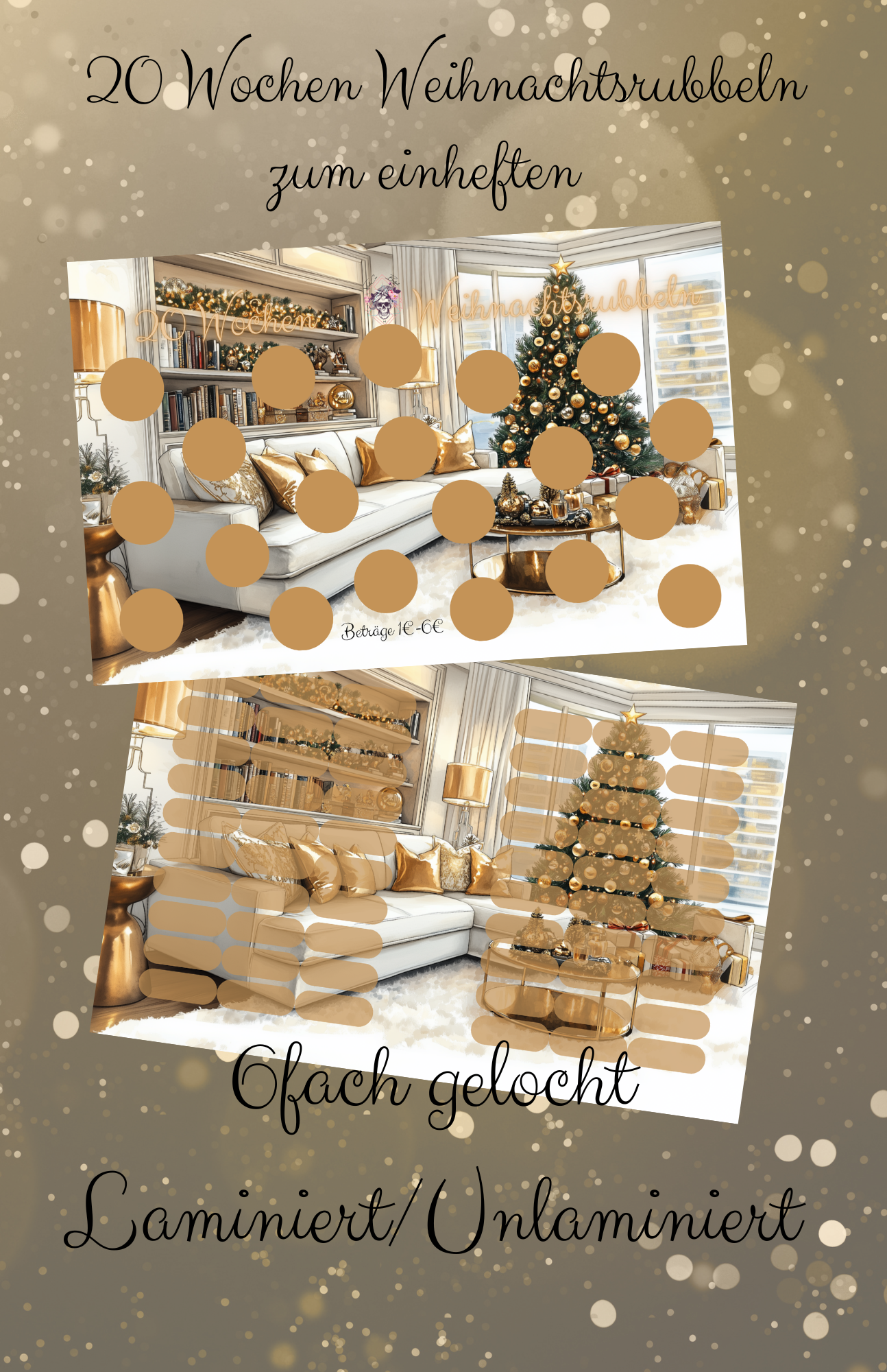 20 Wochen Weihnachtsrubbeln Artikelnummer 0013