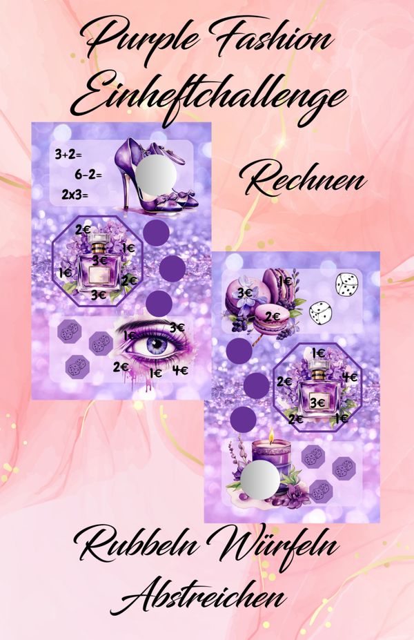 Purple Fashion Einheftchallenge Artikelnummer 0079