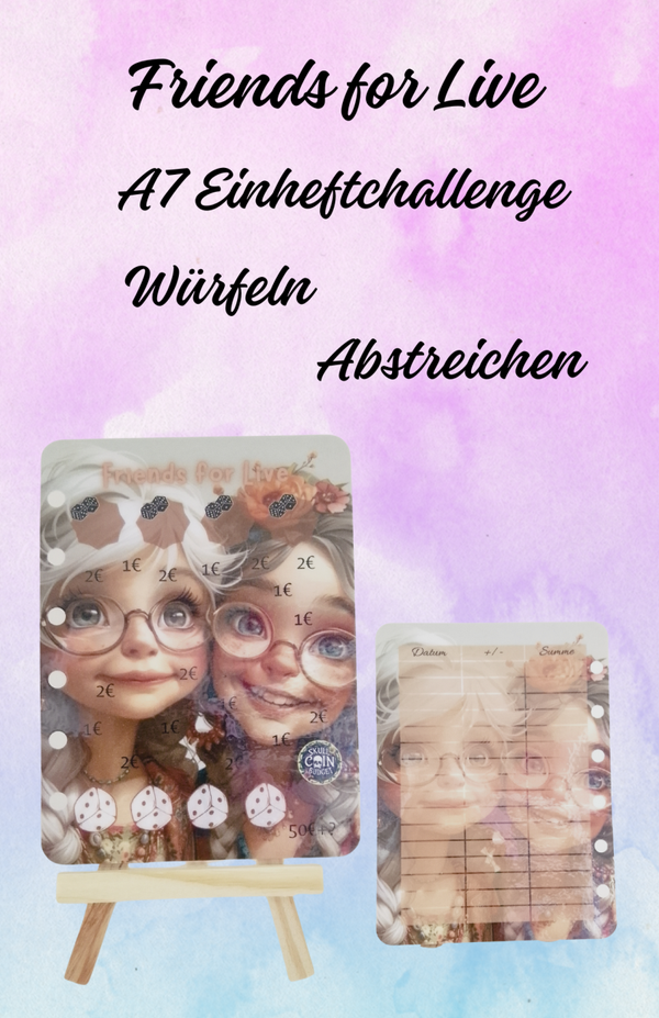 Friends for Live A7 Einheftchallenge Artikelnummer 0222