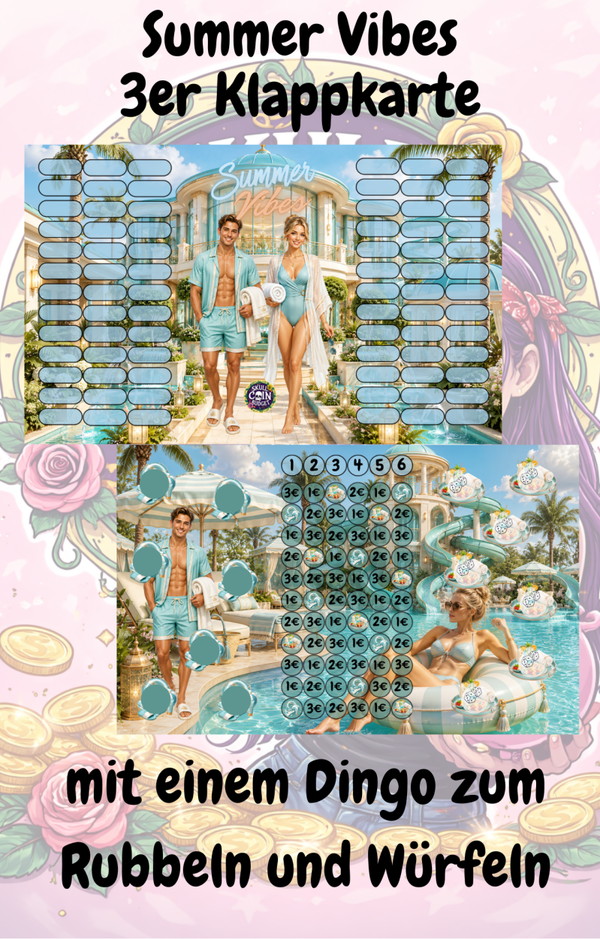 Summer Vibes 3er Klappkarte ArtNr. 0303