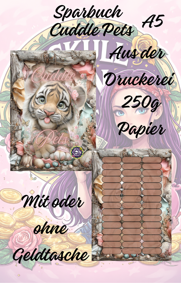 Cuddle Pets A5 Sparbuch ArtNr. 0287