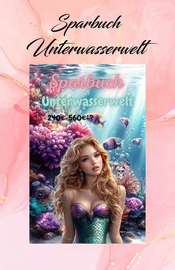 Sparbuch Unterwasserwelt A5 Artikelnummer 0085