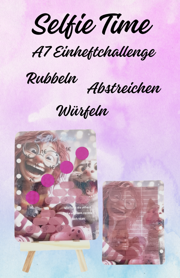 Selfie Time A7 Einheftchallenge Artikelnummer 0224