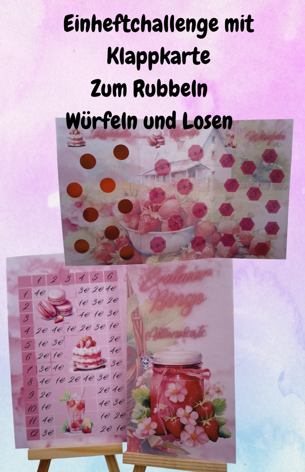 Erdbeer Bingo Einheftchallenge Artikelnummer 0134