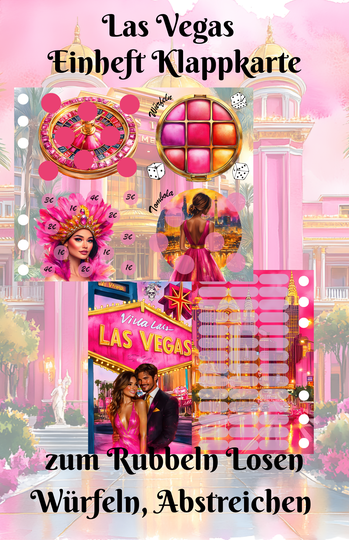 Las Vegas Einheftklappkarte Artikelnummer 0036