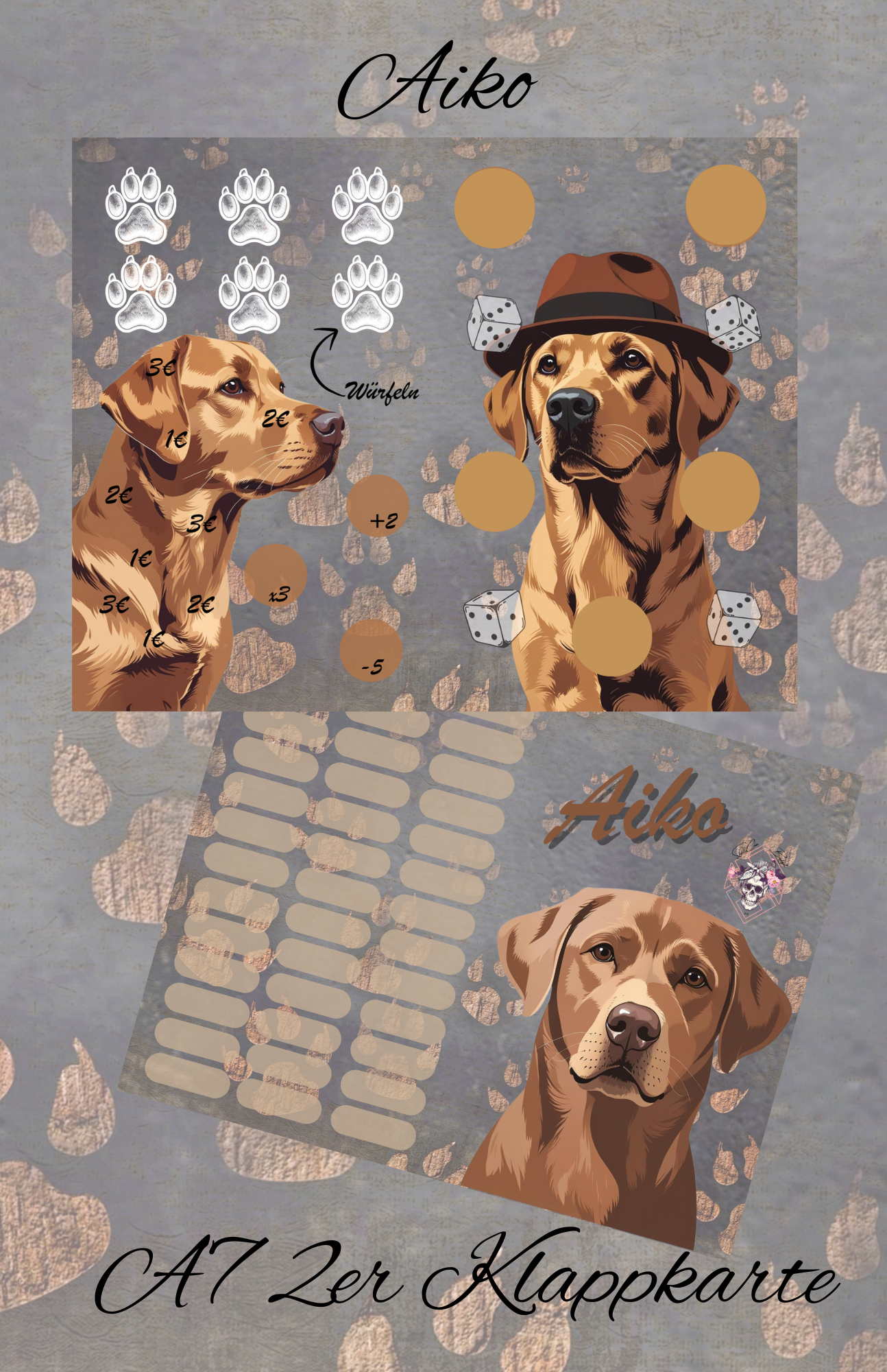 Aiko A7 Klappkarte Artikelnummer 0015