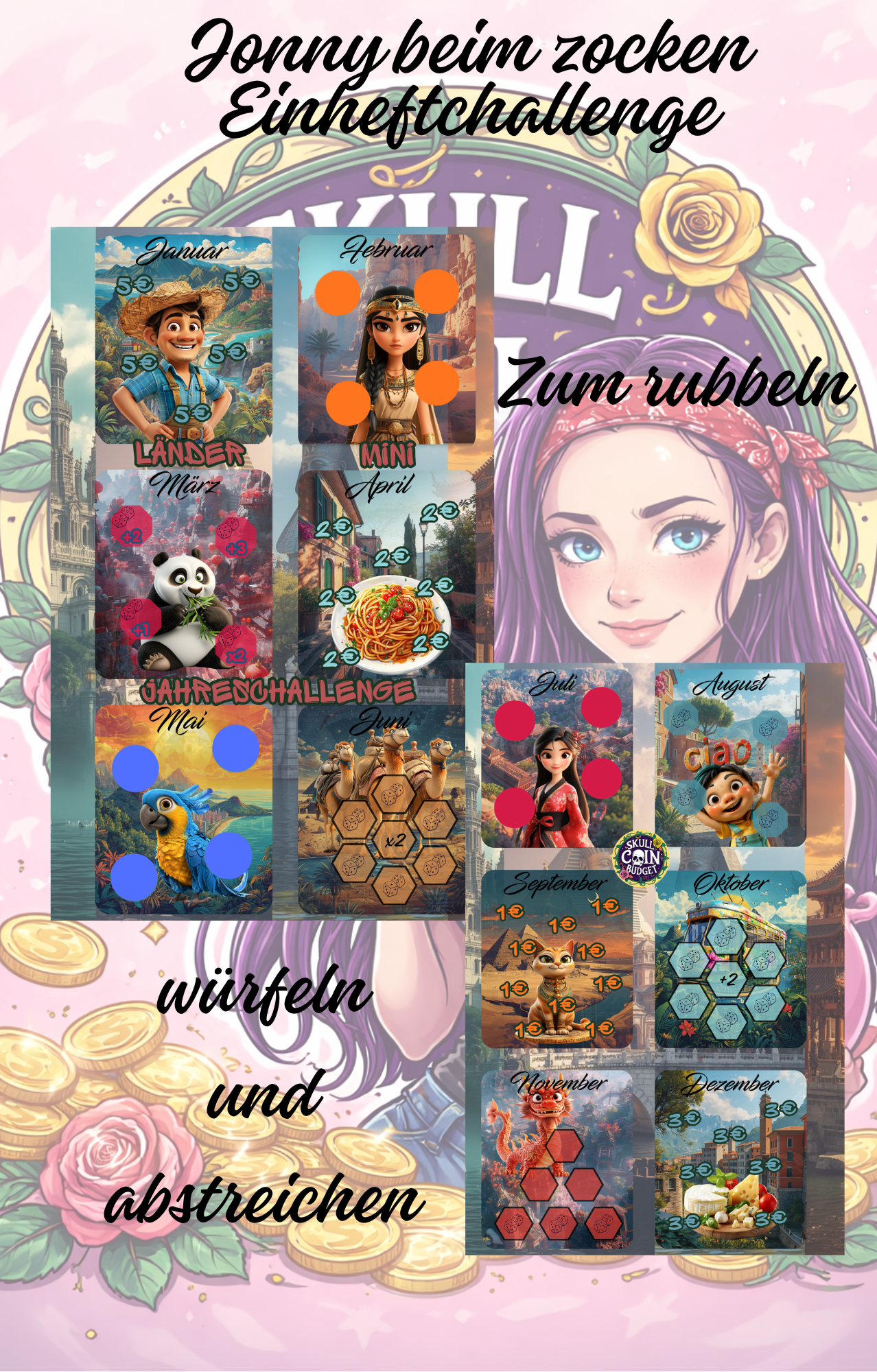 Länder Mini Jahreschallenge Artikelnummer 0265