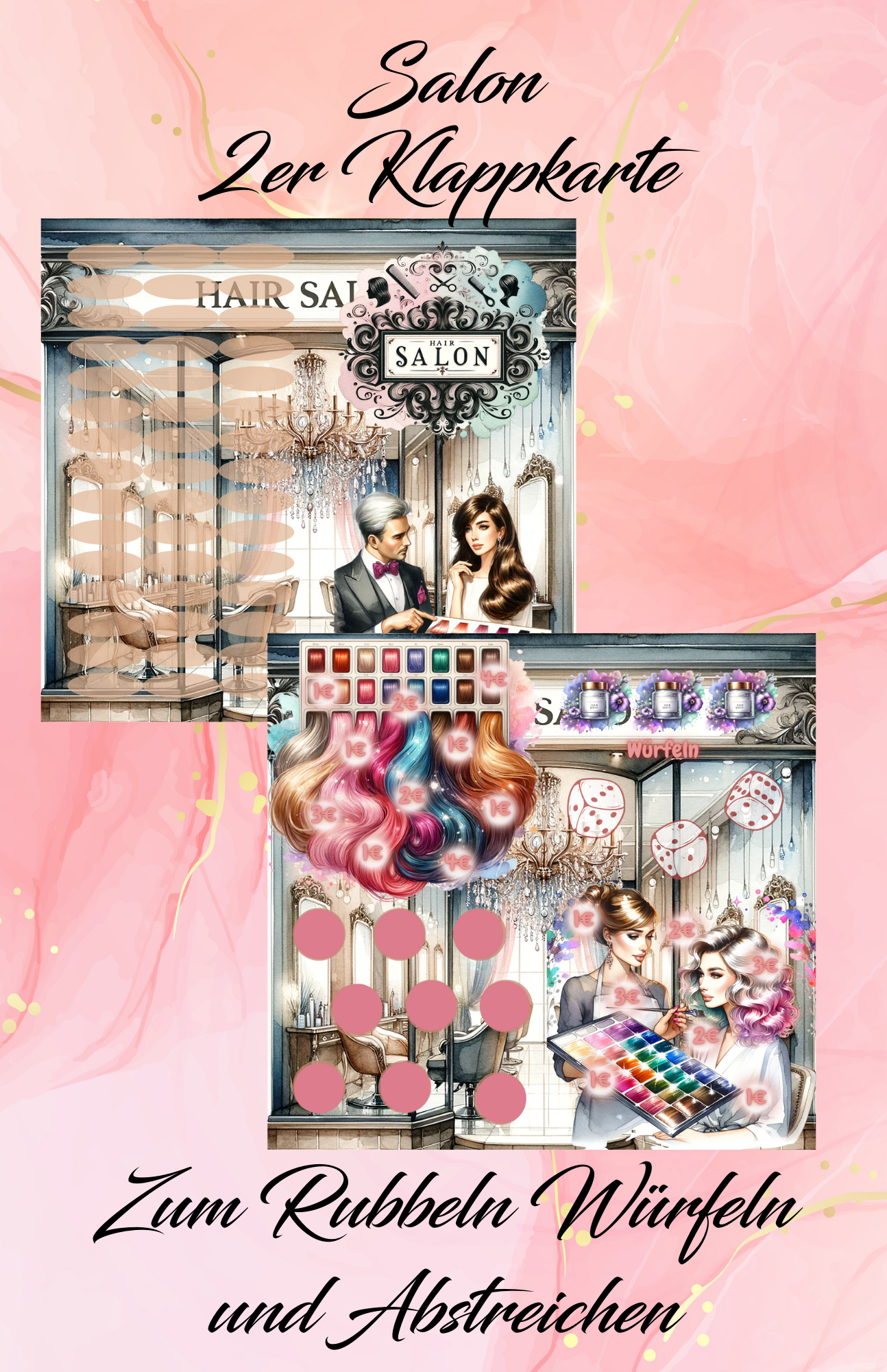 Salon 2er Klappkarte Artikelnummer 0102