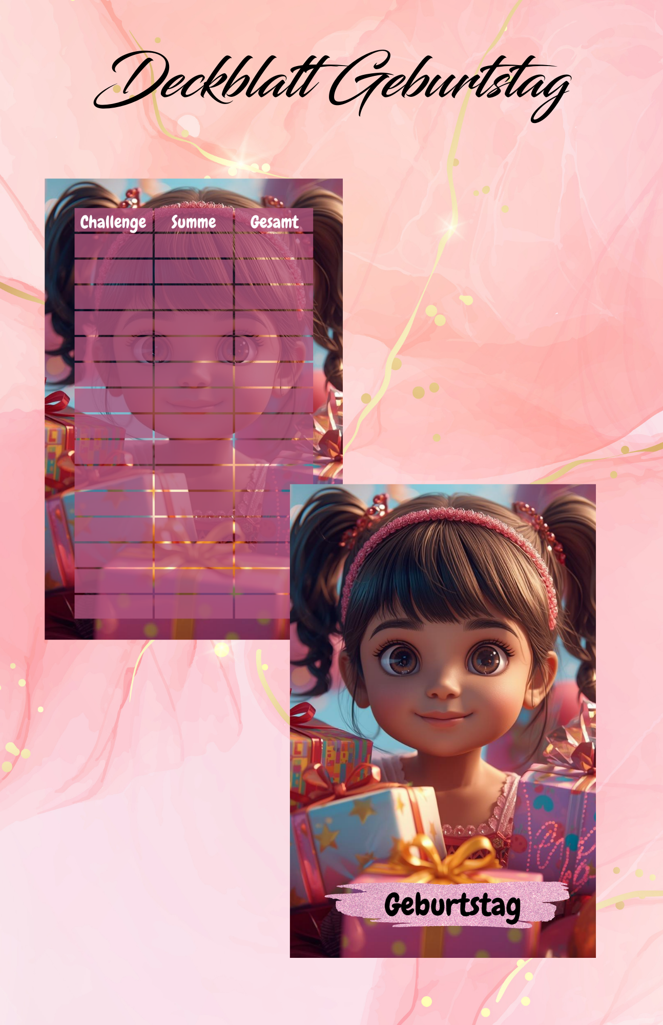 Deckblatt Geburtstag Artikelnummer 0182