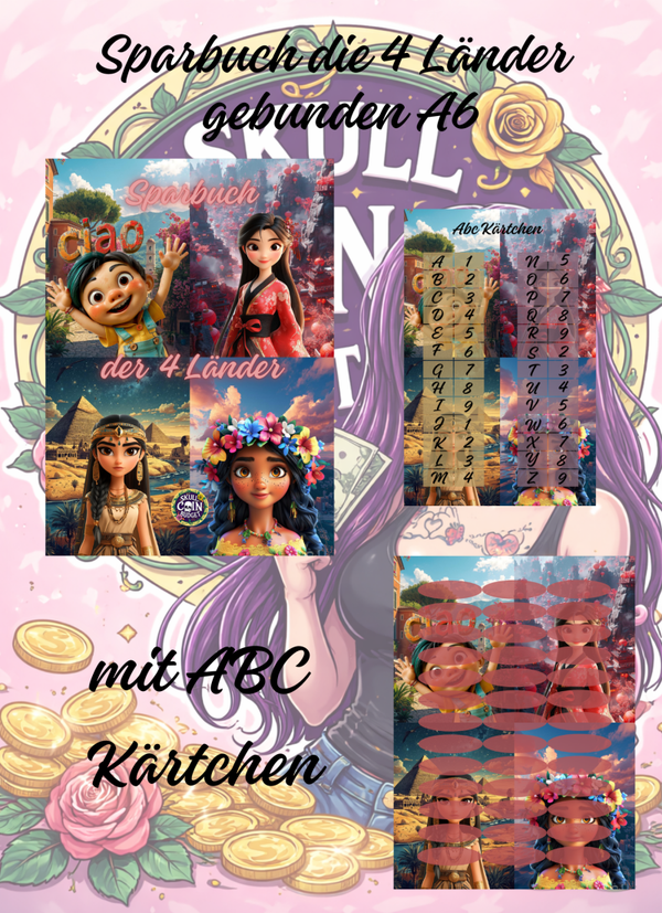 Sparbuch die 4 Länder Artikelnummer 0236