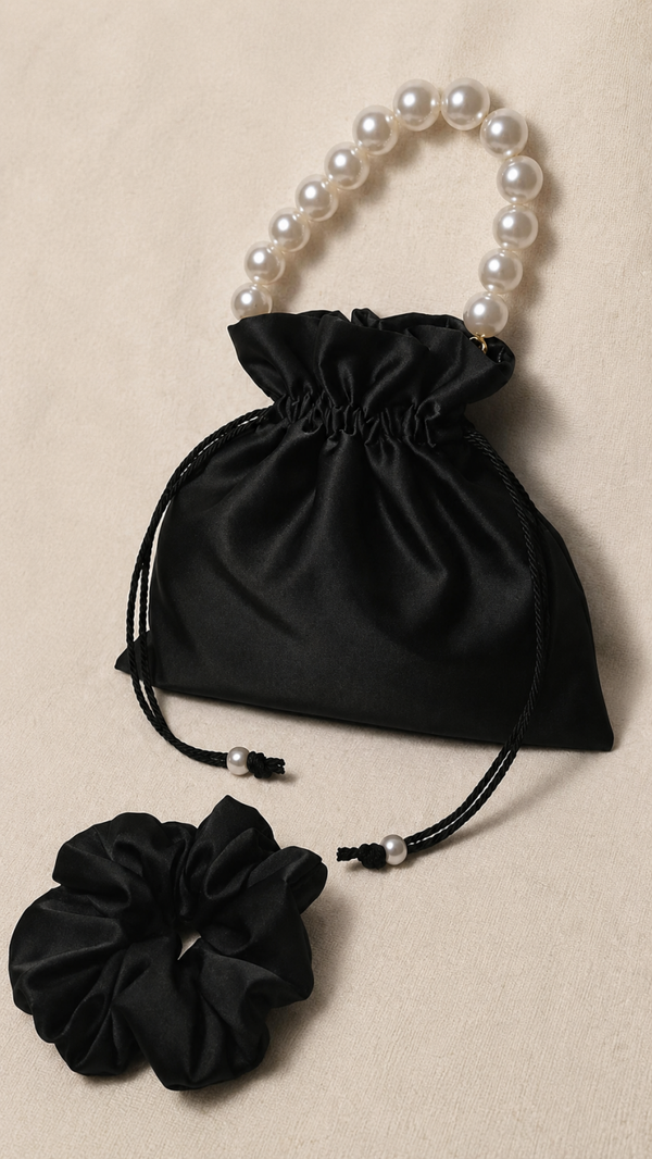 SET SOFT PERLA - Mini Bag & Scrunchie