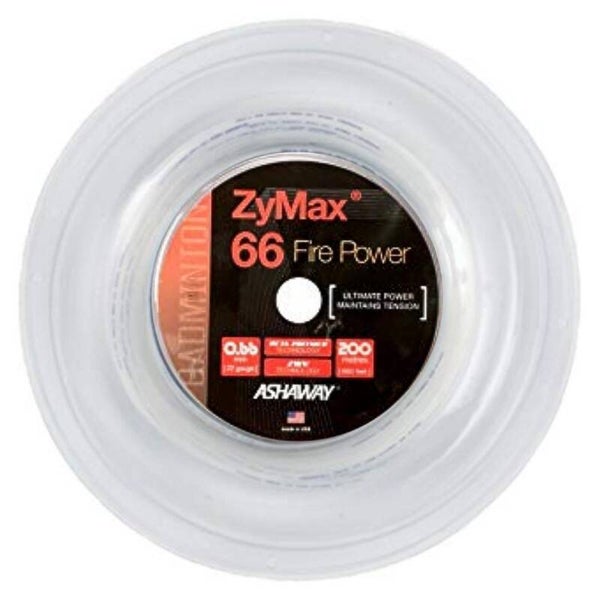 Ashaway ZyMax 66 Fire Power Weiß