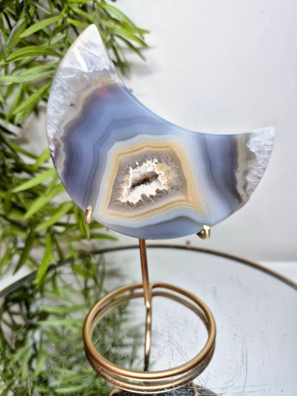 Agaat maan op standaard M1