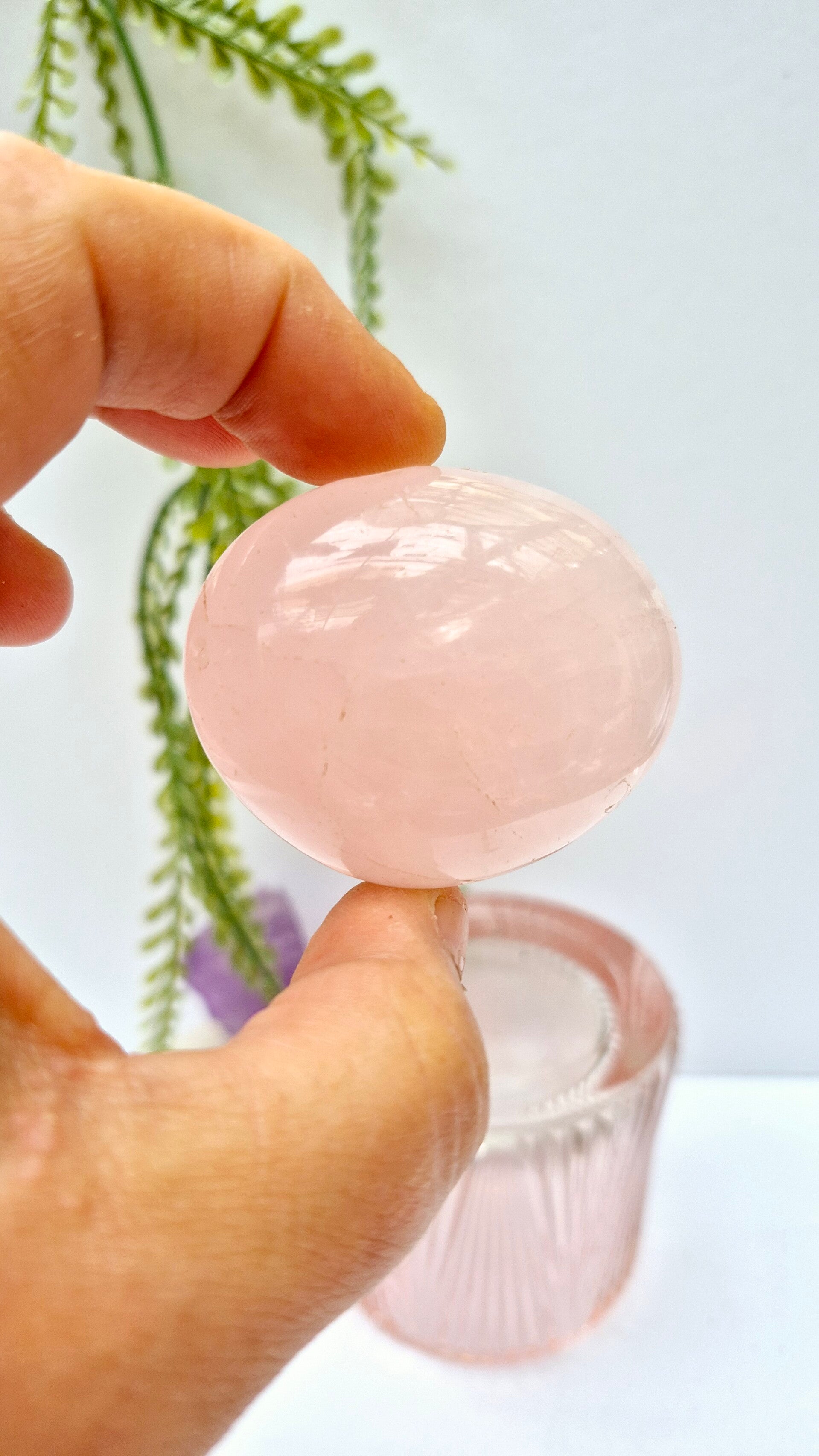 Rozenkwarts palmsteen