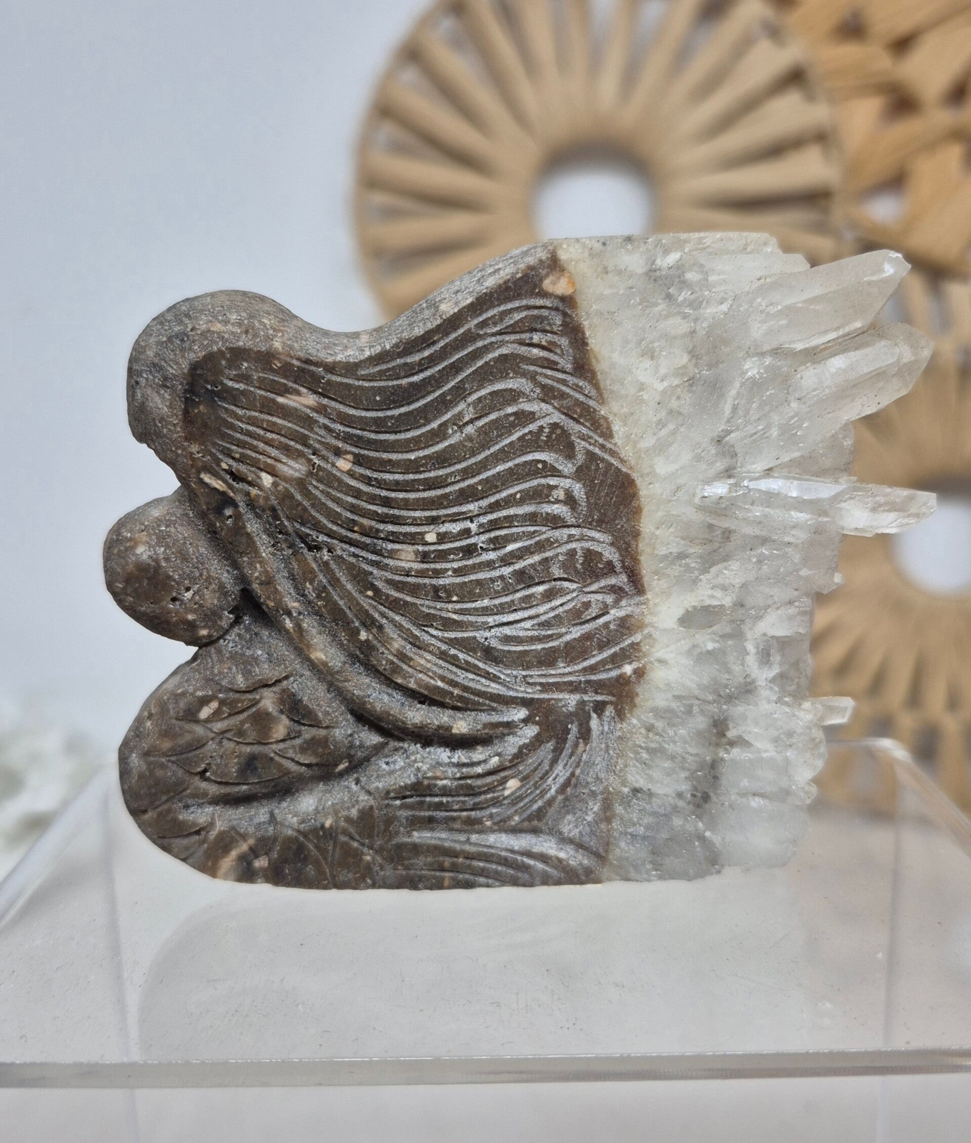 Kwarts cluster zeemeermin