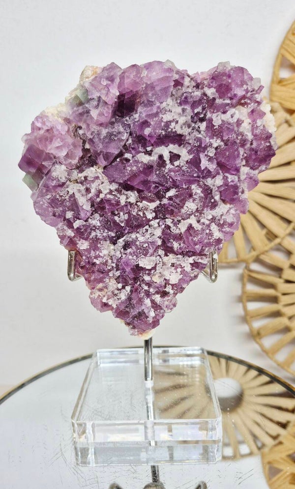 Bi-color Octahedral Fluoriet