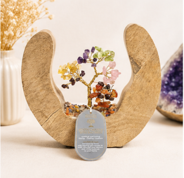 Zeven Chakra Edelsteenboom - Open Boom des Levens