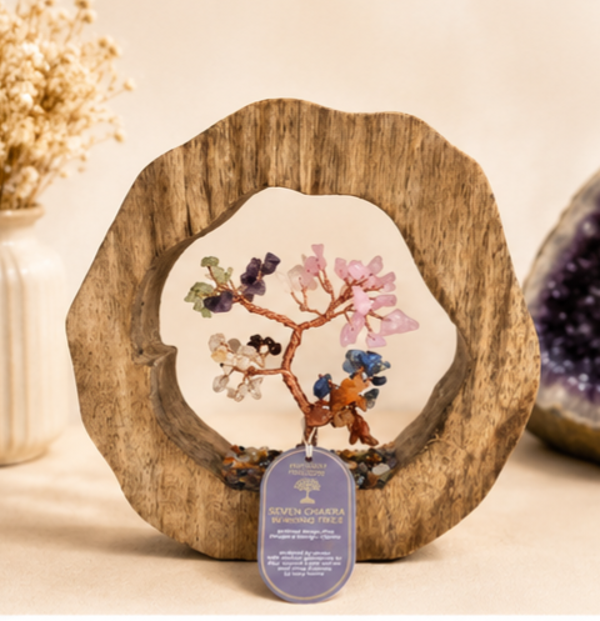Zeven Chakra Edelsteenboom - Boom des Levens