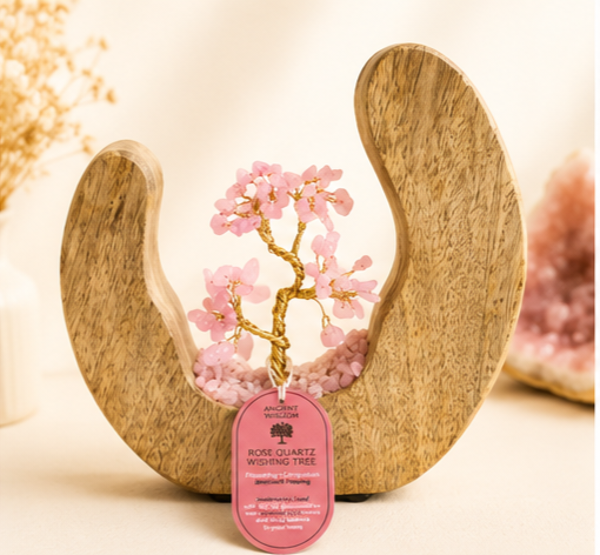 Rozenkwarts Edelsteenboom – Open Boom des Levens