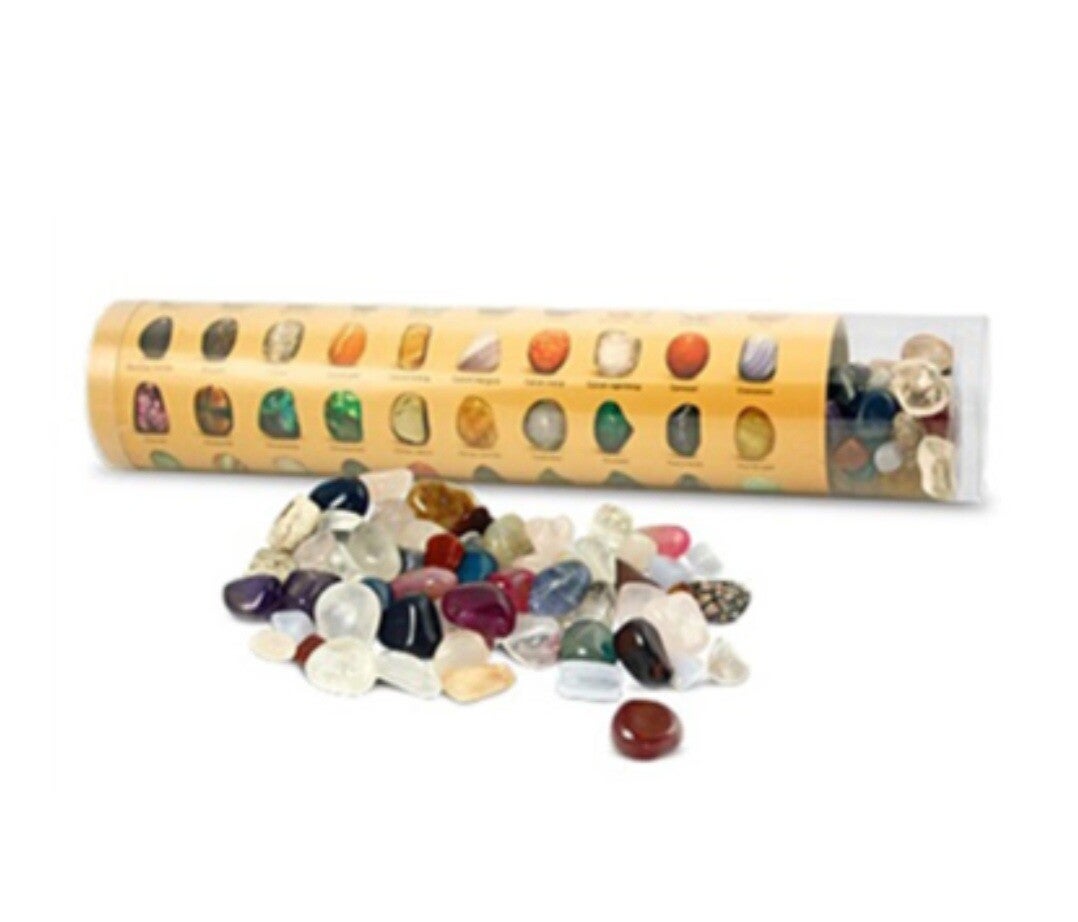 Edelstenenmix met poster