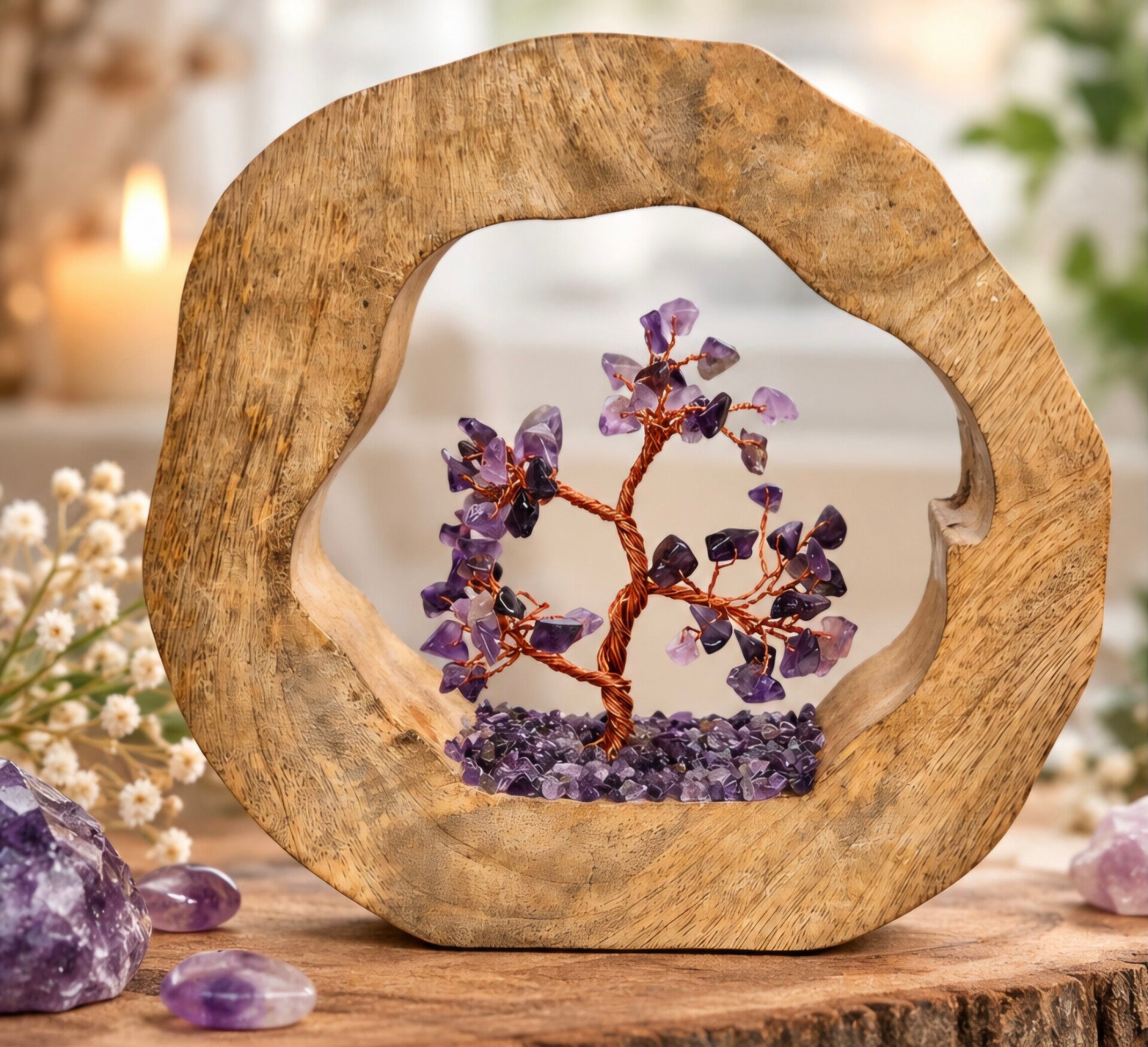 Amethist Edelsteenboom – Boom des Levens
