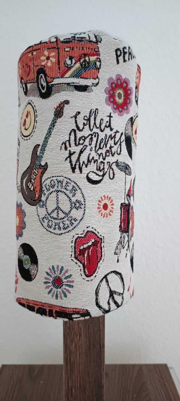 2045 - Driver Cover "Love Peace Joy" (Zylinderform)