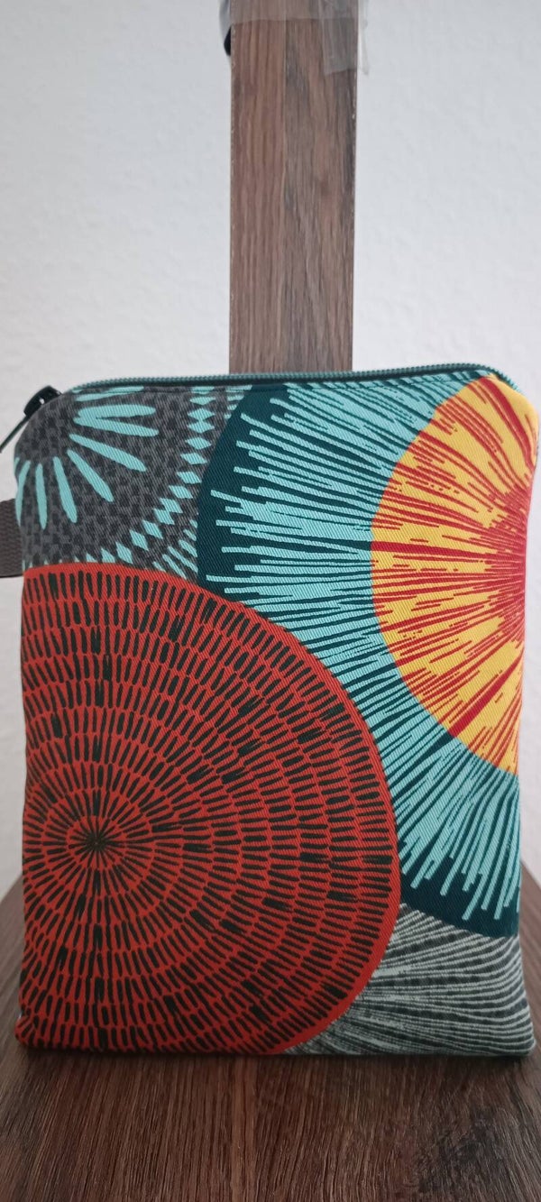 6109 - Tasche "Mandala grau/bunt" (groß)