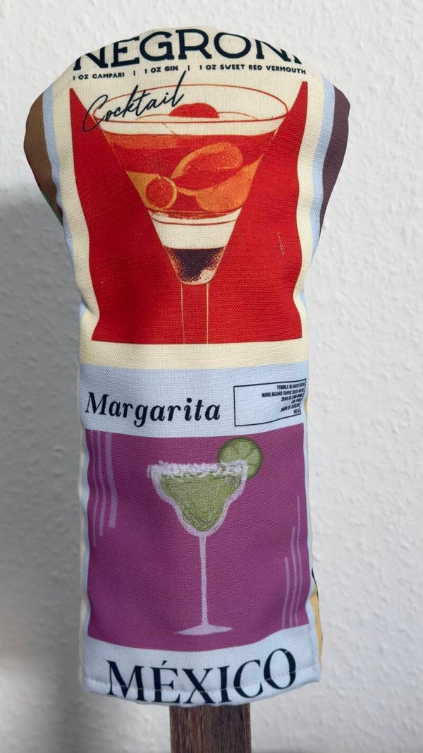 1102 - Driver Cover "Negroni & Margarita" (Handschuhform)