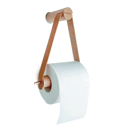 Wc rolhouder hout