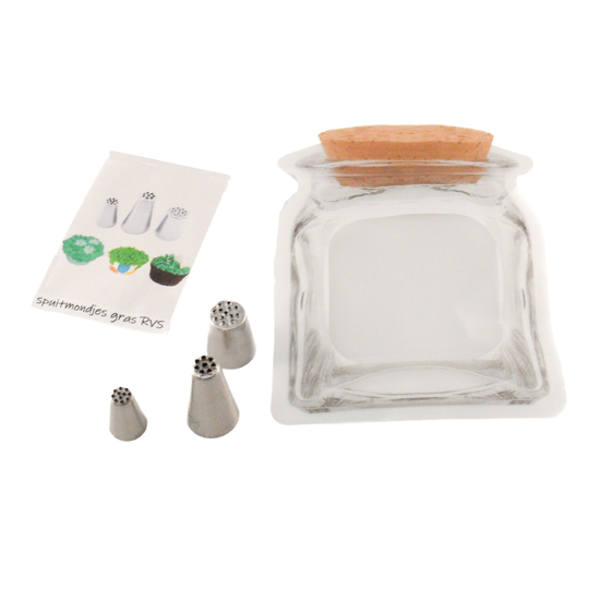 Spuitmonden set 'gras'
