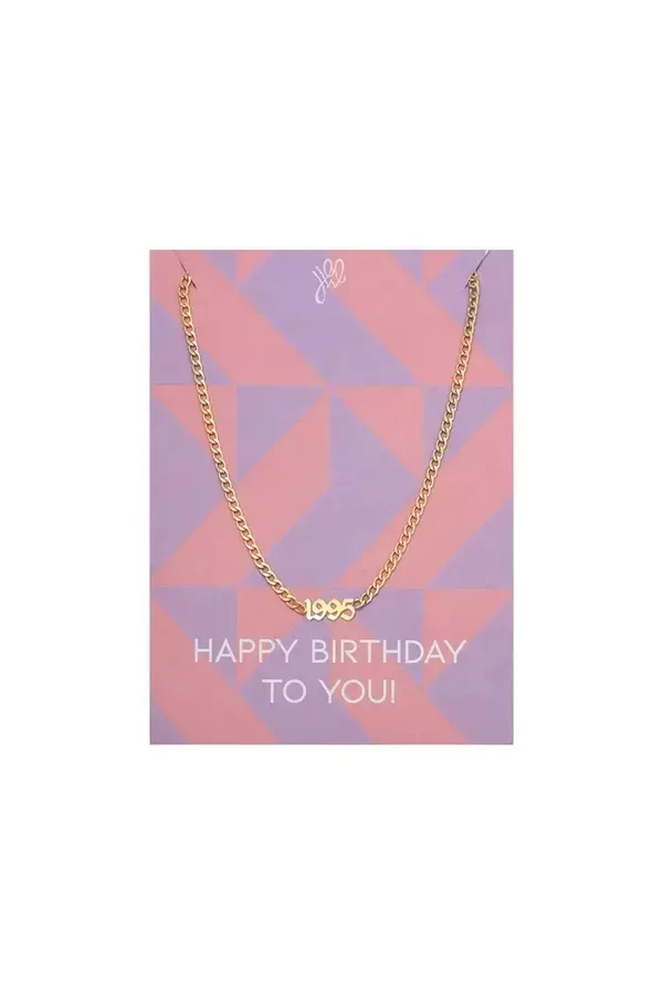 Ketting Happy Year Of Birth 1995