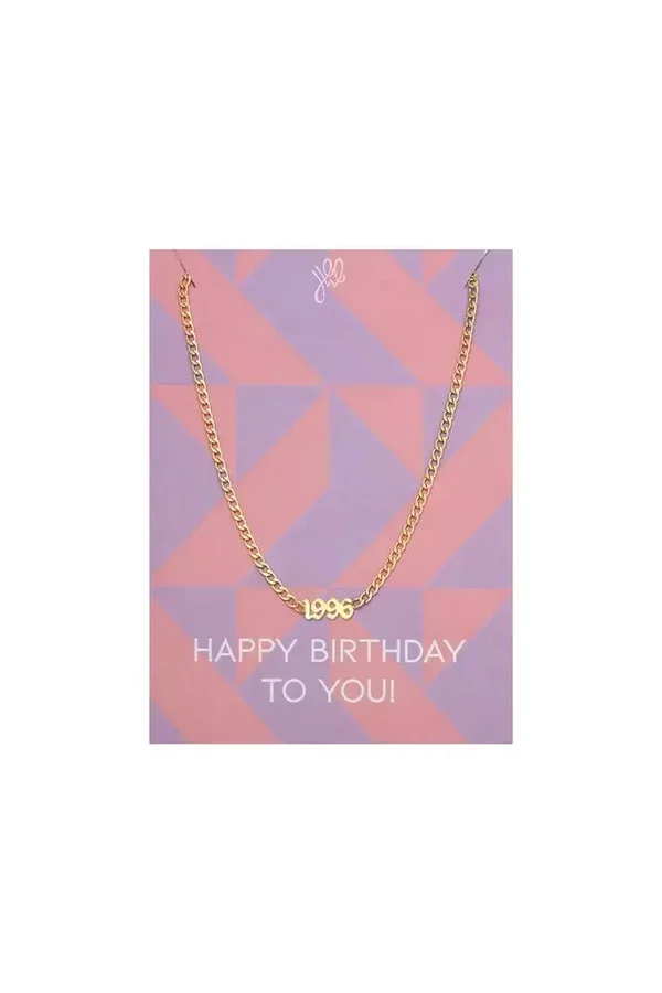 Ketting Happy Year Of Birth 1996