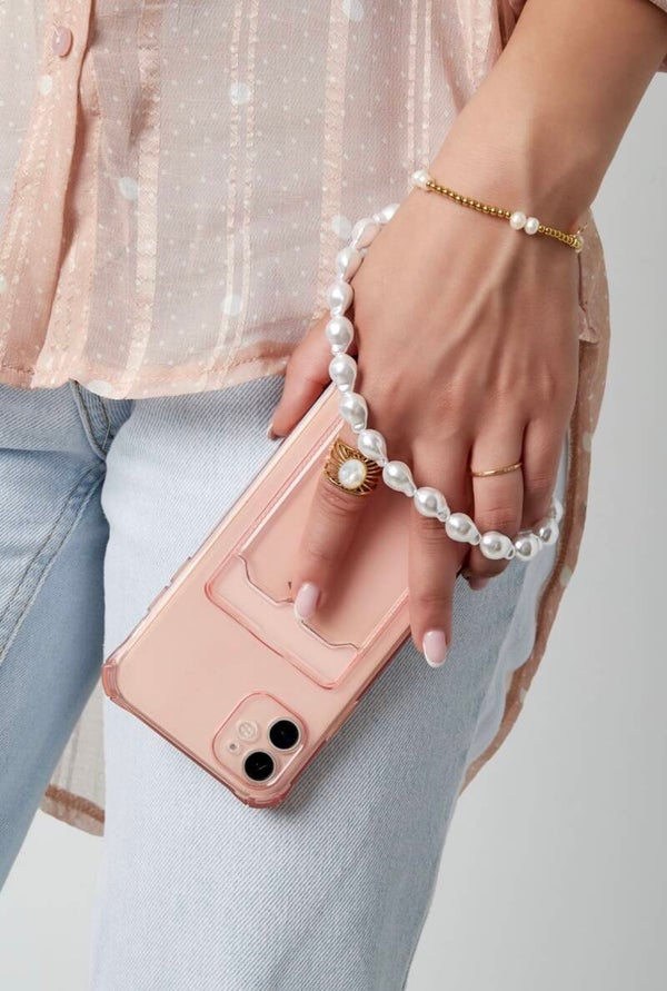 Telefoonkoord Parels