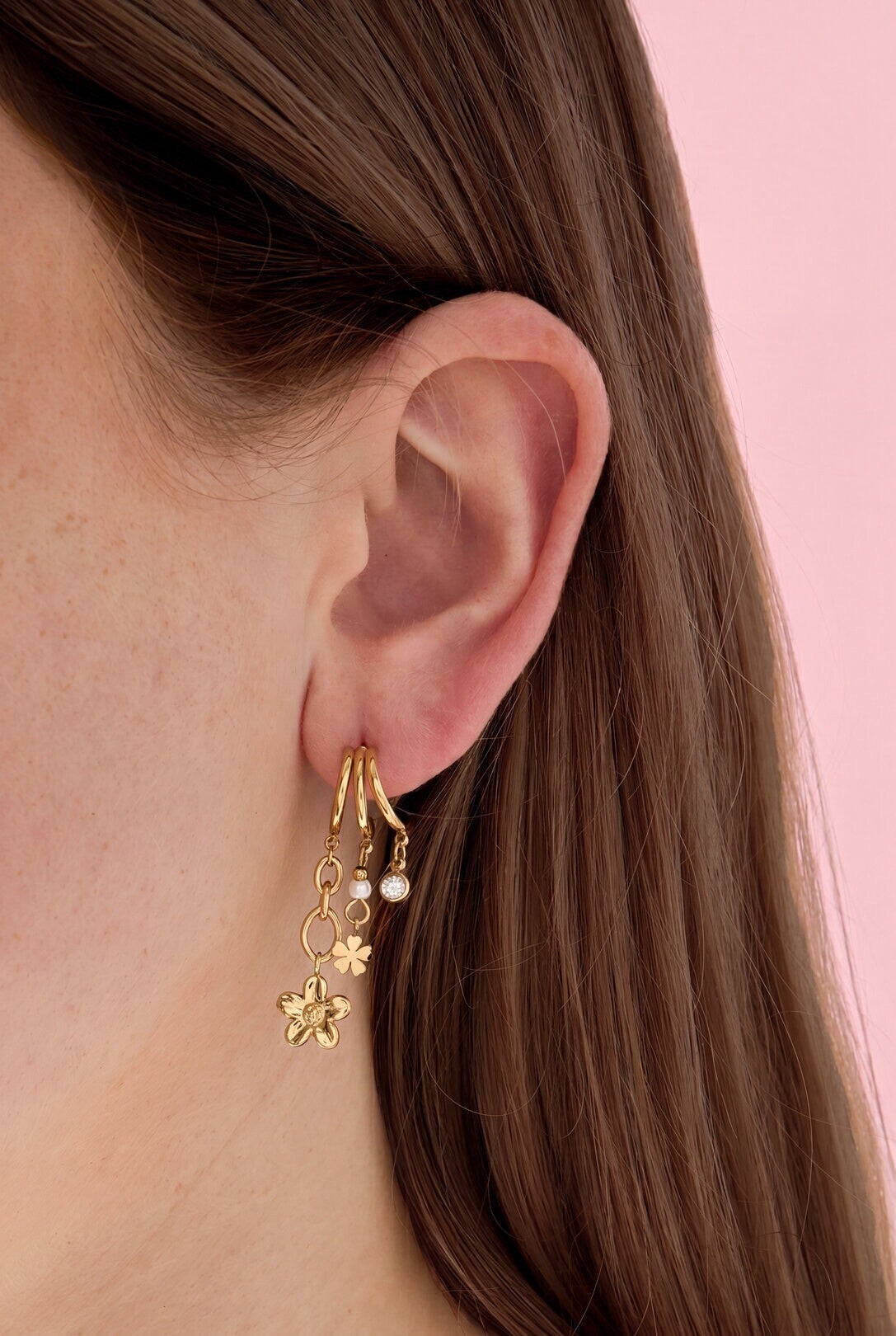 Golden Blossom Earrings