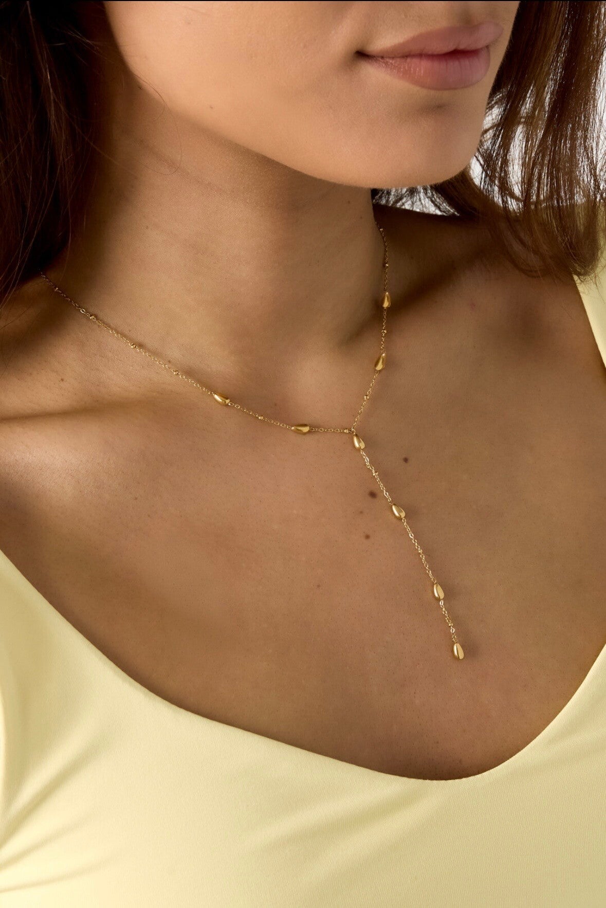 Golden Drop Necklace