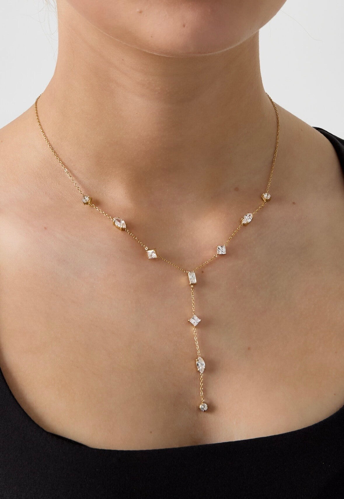 Crystal Cascade Necklace
