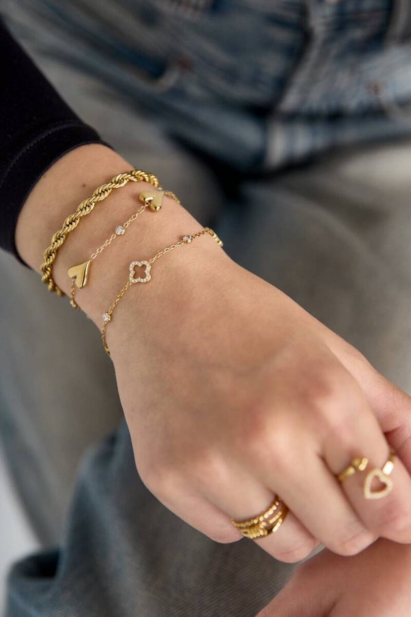 Clover Charm Bracelet