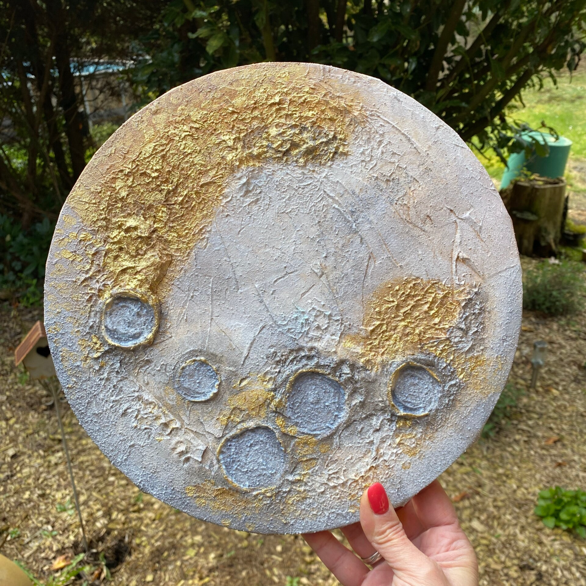 "Luna Aura" handgemaltes Bild auf Leinwand