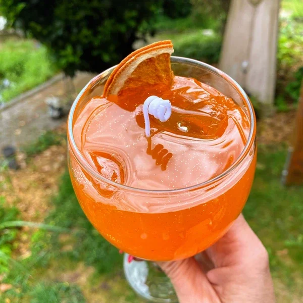 Aperol Spritz Kerze personalisierbar