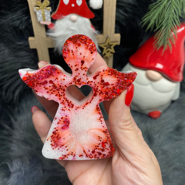 Einzigartiger Schutzengel aus Epoxidharz