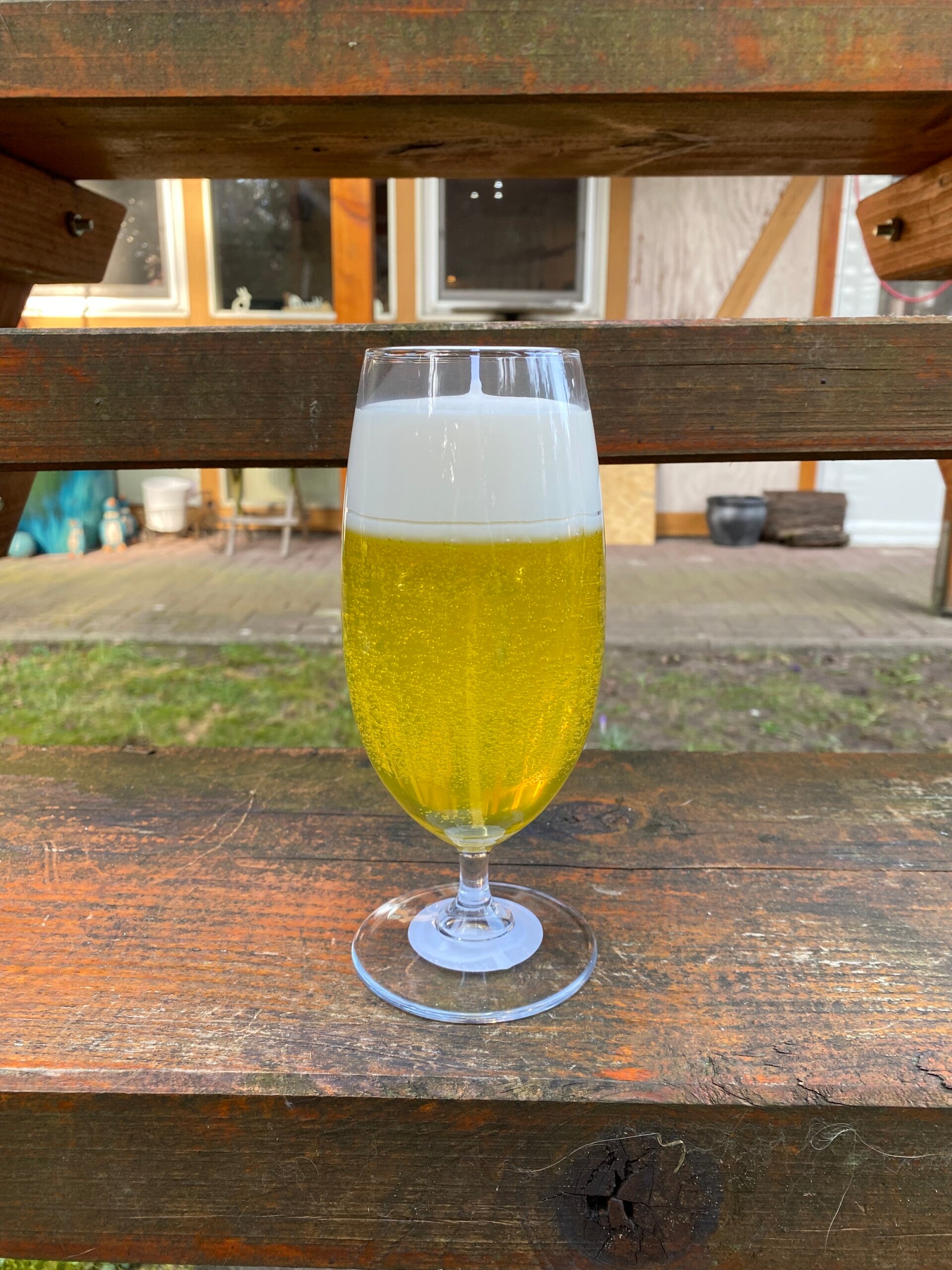 Große Bierkerze handgemacht