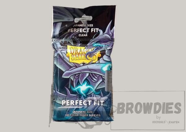 Dragon Shield - Japanese Size Perfect Fit Toploading Inner Sleeves (100 Sleeves)