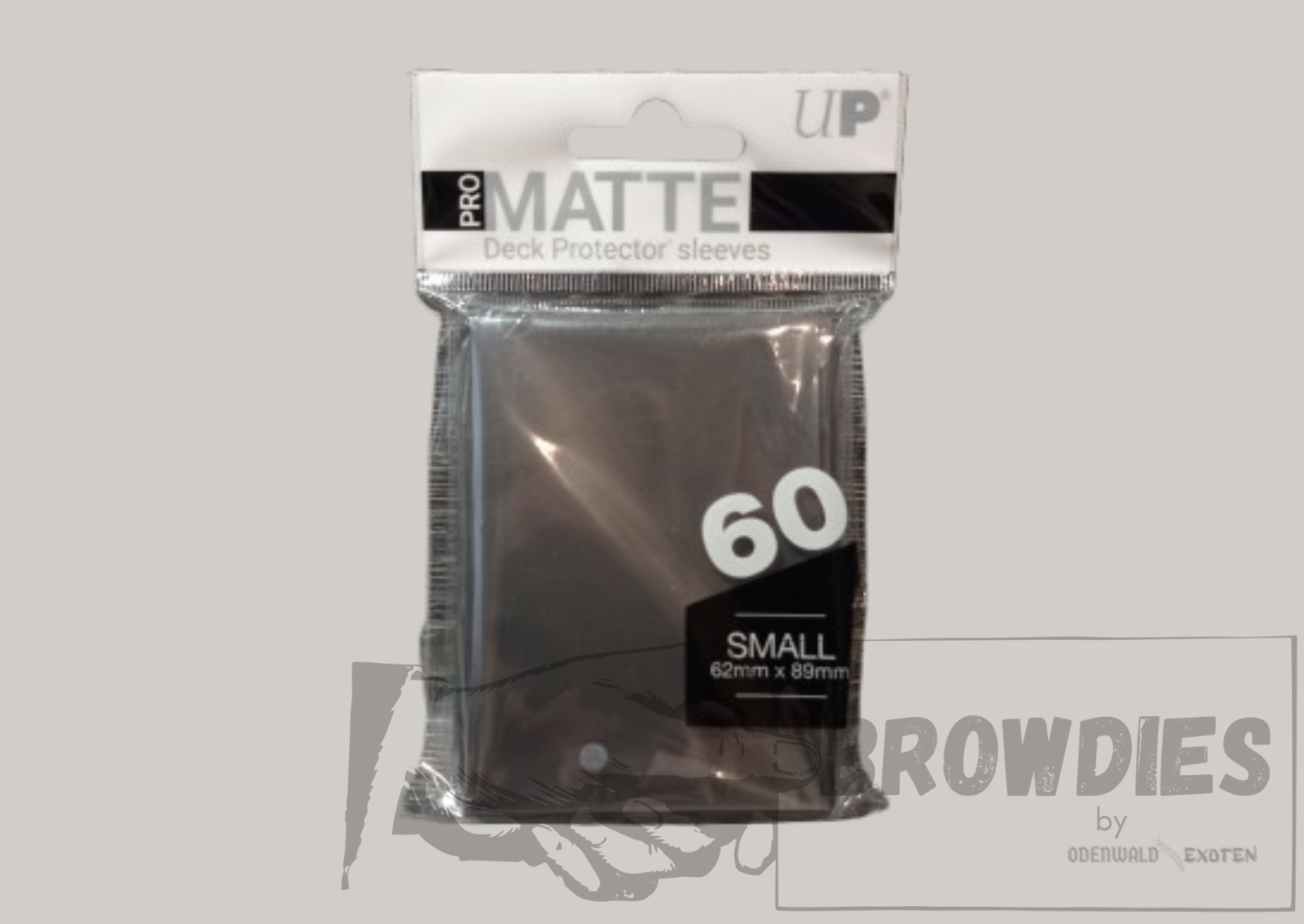 Ultra-Pro Schwarz PRO-Matte Small Deck Protector Sleeves