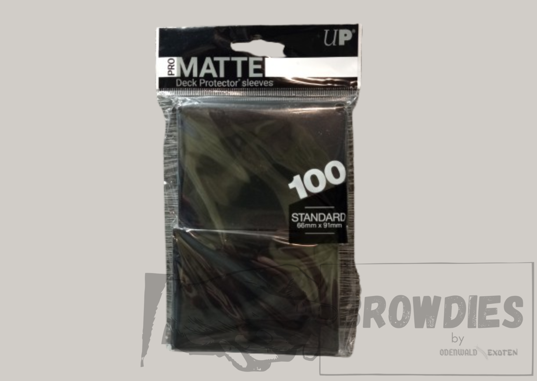 Ultra-Pro Schwarz PRO-Matte Standard Deck Protector Sleeves