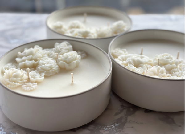 LARGE Pink Sugar Crystals Soy Wax Candle (500 ml)