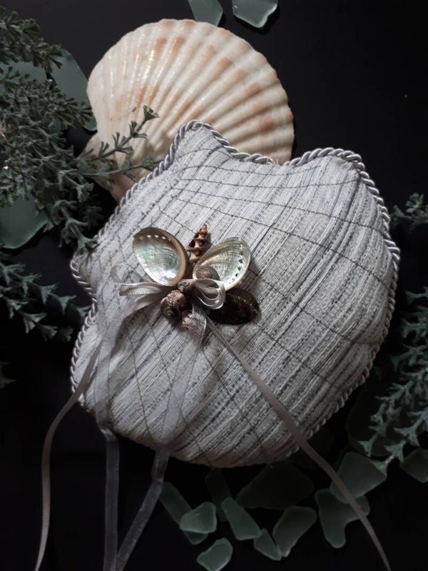 Ringkissen Maritim Muschel