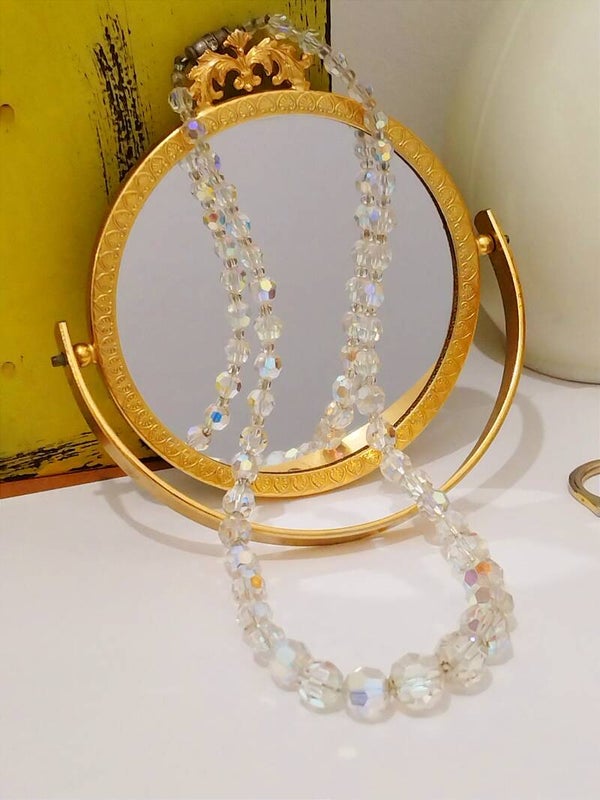 Ancien  Collier Cristal De  Bohème /VINTAGE/ 1950