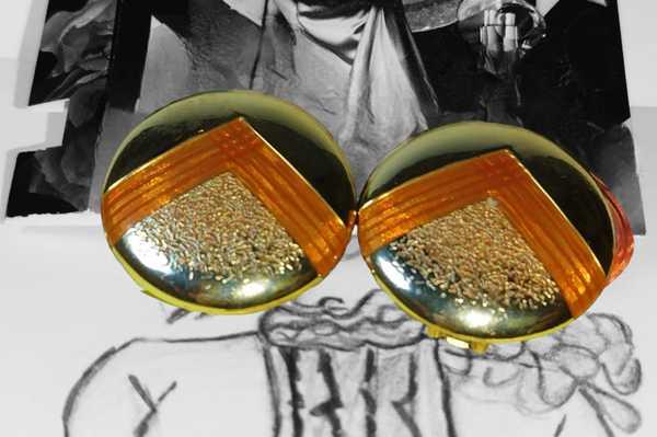 vintage Boucles d'oreilles orena Paris