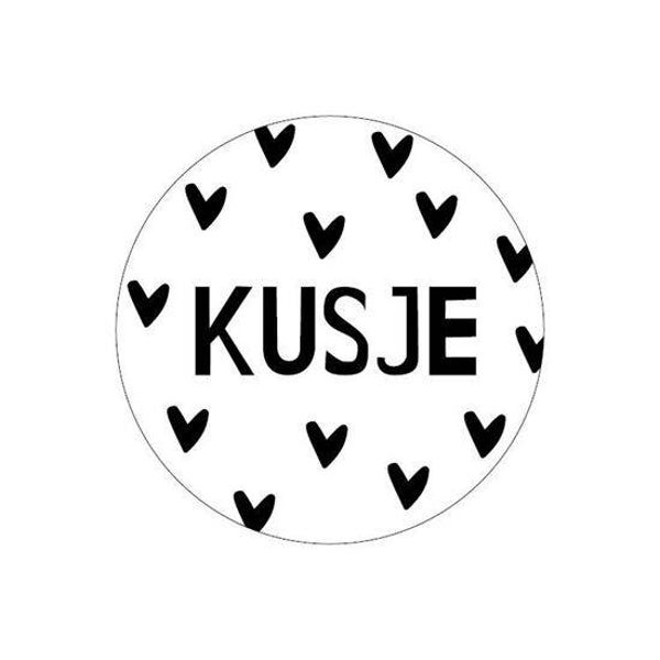sticker | kusje | 10 stuks