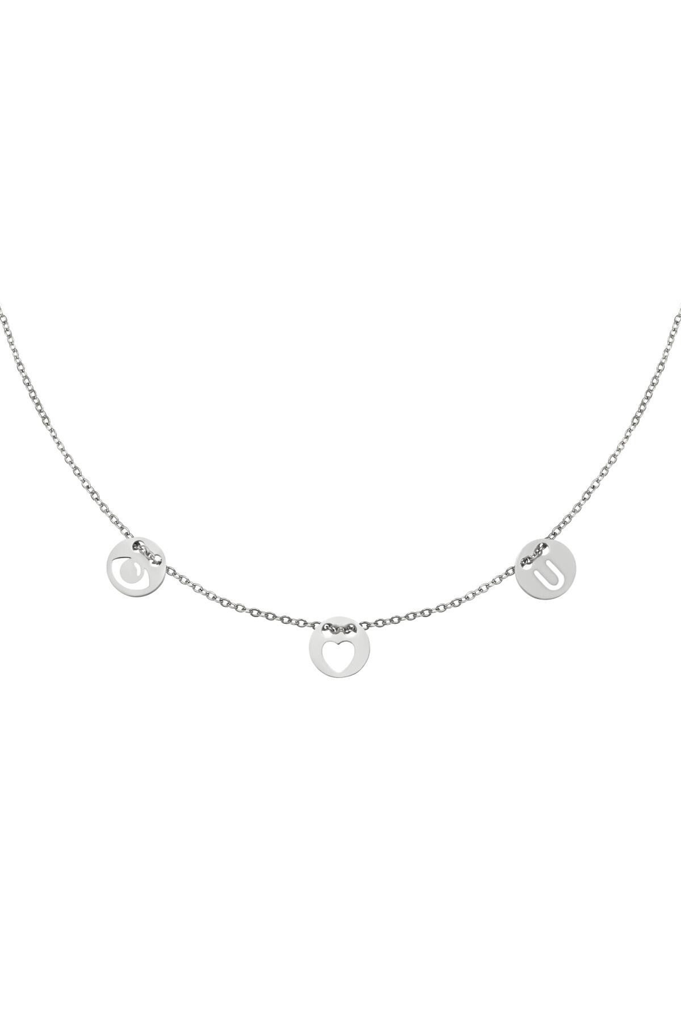 Ketting | RVS | eye love you